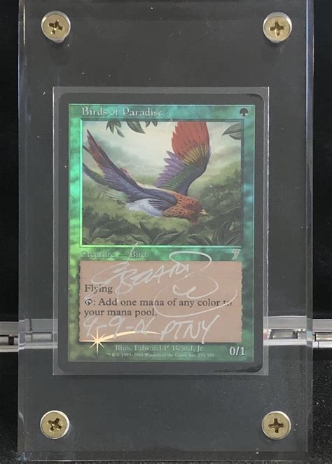 Mtg 7版 Foil Birds Of Paradise 極楽鳥 Denden Museum Muuseo 531442