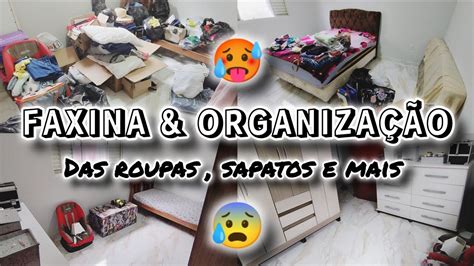 MUITA BAGUNÇA ORGANIZEI TODAS AS ROUPAS YouTube