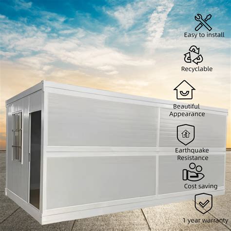 20ft Low Price Light Steel Prefab Container Office Modular Detachable