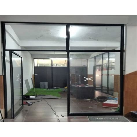 Glass Black Aluminum Office Partition At Rs 260 Sq Ft In Guwahati Id 2852427370262