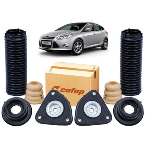 2 Kit Batente Coifa Dianteiro Focus 2014 A 2019 C Coxim Rol No Shoptime