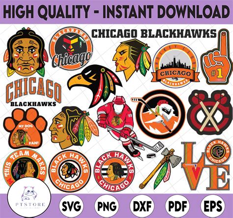 Files Chicago Blackhawks Bundle Svg Blackhawks Svg Nhl Inspire