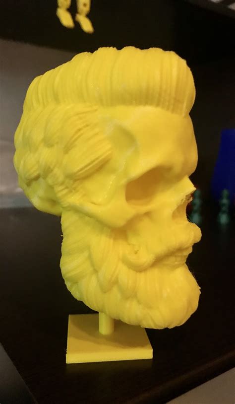 ColecciÓn Beard Skull Nº1 Imprimible En 3d • Hecho Con Una Impresora