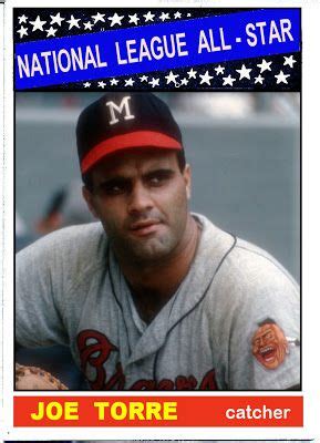 1966 Topps Joe Torre All Star Milwaukee Braves Baseball Cards That