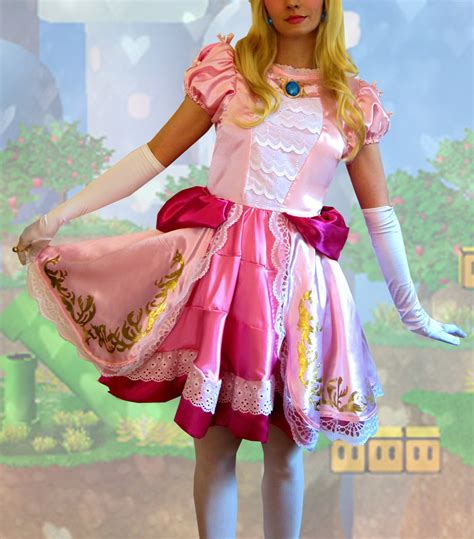 Princess Peach Dress · How To Make A Full Costume · Sewing On Cut Out