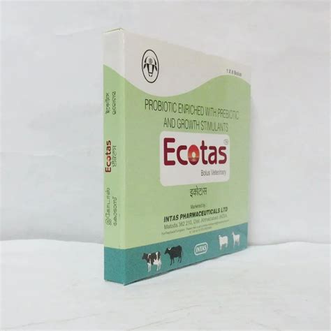 Ecotas Bolus Vet For Clinical Packaging Type Strip At Stripe In