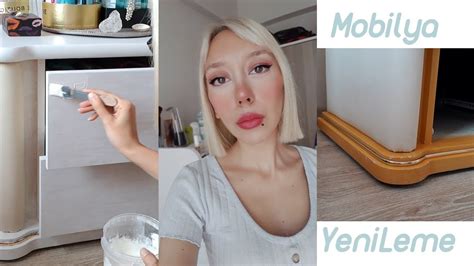 DIY Evde mobilya boyama Sessiz vlog temizlik düzen dolap boyama