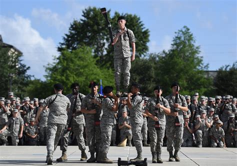 Keesler Air Force Base Drill Teams Perform New Routines 33rd Fighter