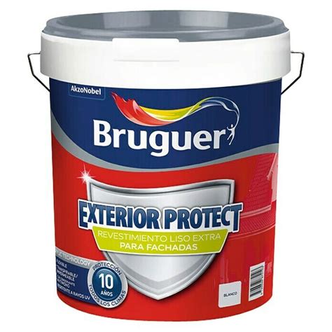 Bruguer Pintura Para Fachadas Exterior Protect Extra Blanco L Mate