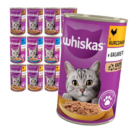 Whiskas Adult Puszka 12x400g Mokra Karma Pełnoporcjowa Dla Dorosłych