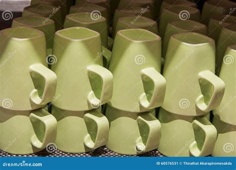 Green tea mug stock image. Image of modern, green, shop - 60576531