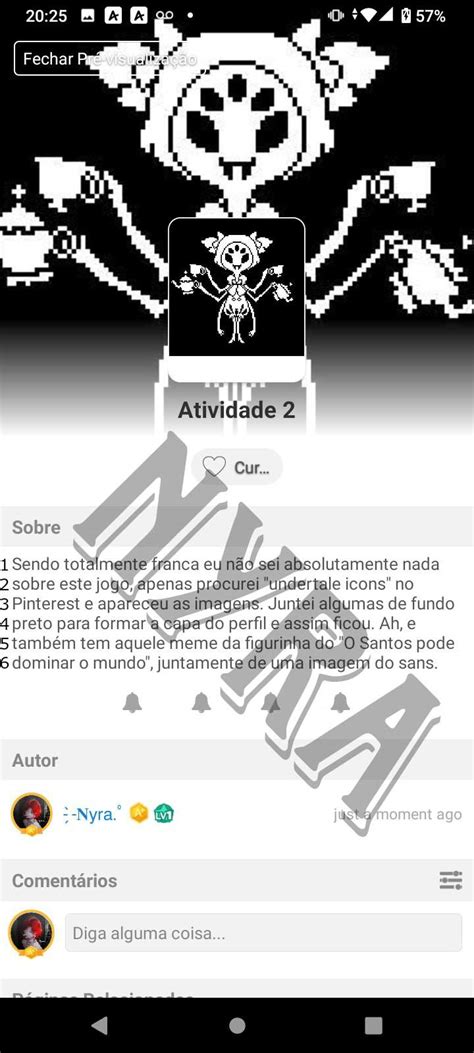 Atividade 2 Wiki Undertale Brasil Amino