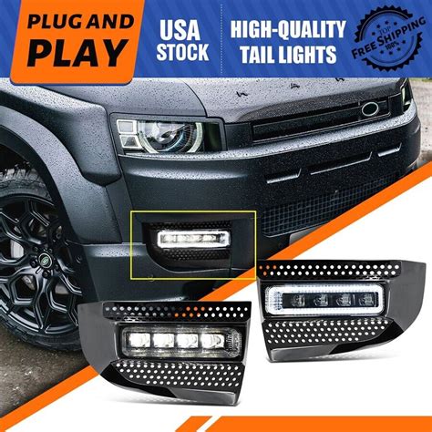 LED Front Fog Lights For Land Rover Defender 90 110 130 2020 2023