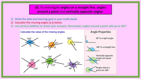 Calculate Angles On A Straight Line