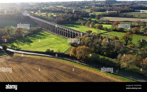 Aerial view Ouse Valley Viaduct Stock Photo - Alamy