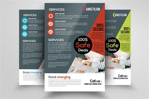 corporate finance flyer template  designhub thehungryjpeg