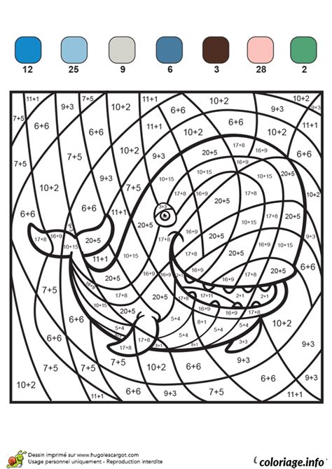 Coloriage Magique Addition Jecolorie