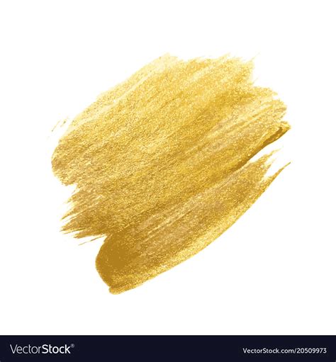 Gold paint glittering textured art Royalty Free Vector Image