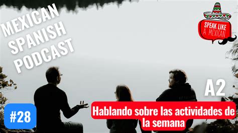 Mexican Spanish Podcast 28 Spanish Listening Practice A2 Hablando