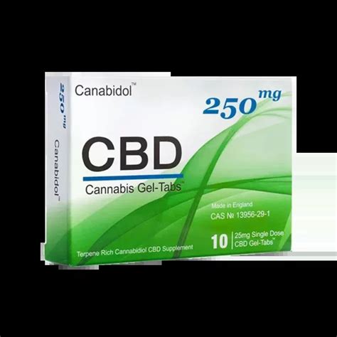 Canabidol™ Cbd Gel Tabs™ 250mg Enhanced Cbd Absorption