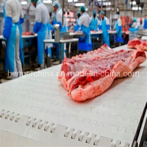 Customized Halal Meat Slaughterhouse Processing Conveyor Line For Beef