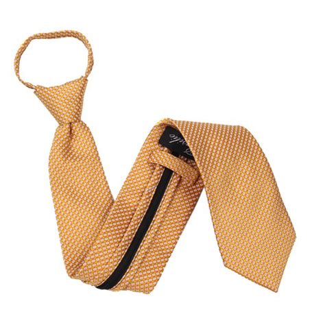 Buyyourties Mens Designer Pattern Zipper Necktie