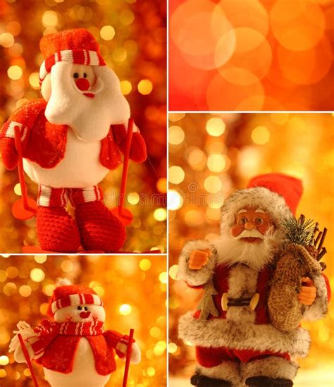 Christmas collage stock photo. Image of colorful, celebrate - 17014562