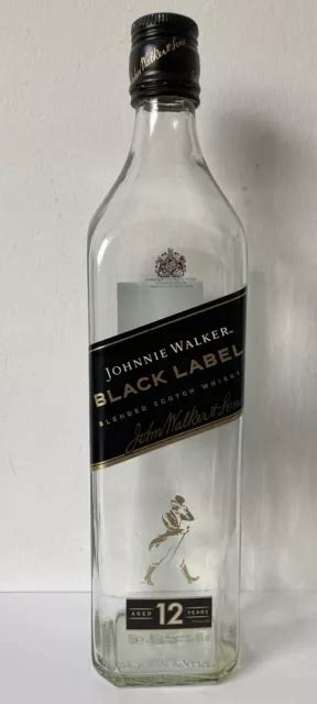 EMPTY JOHNNIE WALKER Black Label 70cl Blended Scotch Whisky Bottle 0