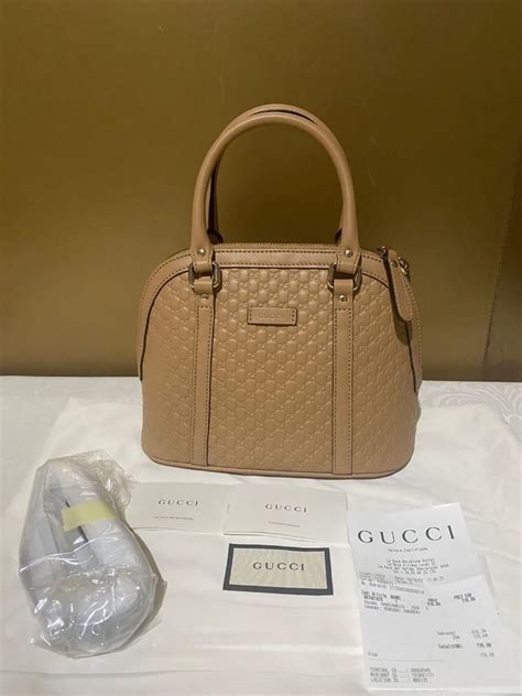 Fast Sale New Gucci Dome Alma Small In Black Nude With Strap Db