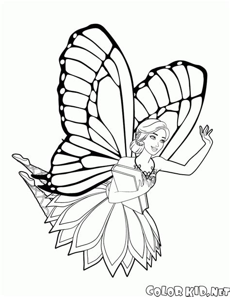 Barbie Fadas Para Colorir - 10