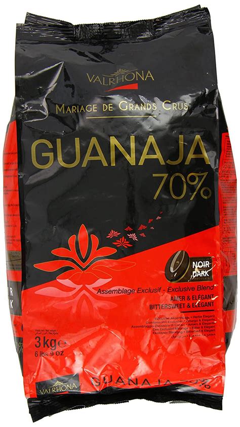 Valrhona Dark Chocolate Cacao Guanaja Lbs Oz Bag Of Feves