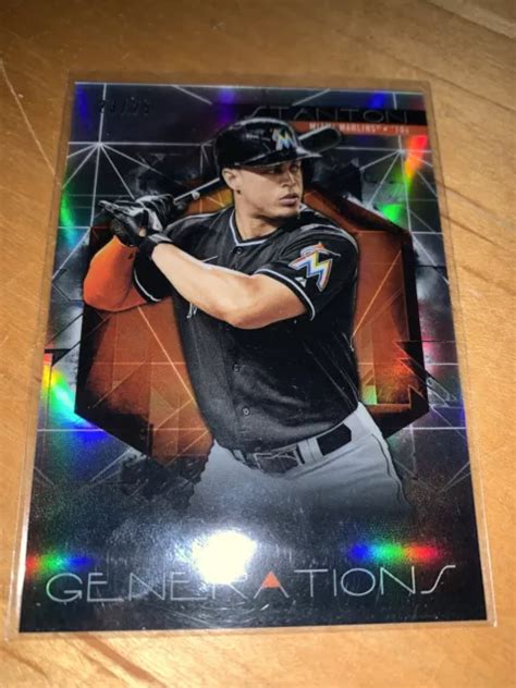 R Fracteur Topps Finest Generations Giancarlo Stanton