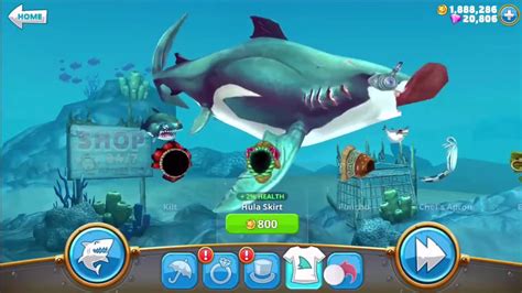 Atomic Shark Hungry Shark World Unlimited Gems And Gold Coins Youtube