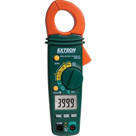 Extech Instruments 400 Amp AC/DC Clamp Meter-MA220 - The Home Depot