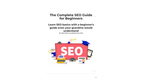 The Complete SEO Guide For Beginners 2024 Learn SEO Basics With A