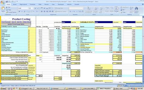 Productivity Spreadsheet — db-excel.com