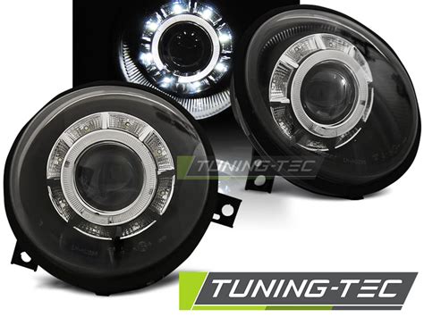 Led Angel Eyes Scheinwerfer F R Vw Lupo Schwarz Ihr Partner F R