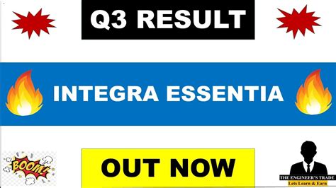 Integra Essentia Q3 Results 2024 Integra Essentia Ltd Latest News