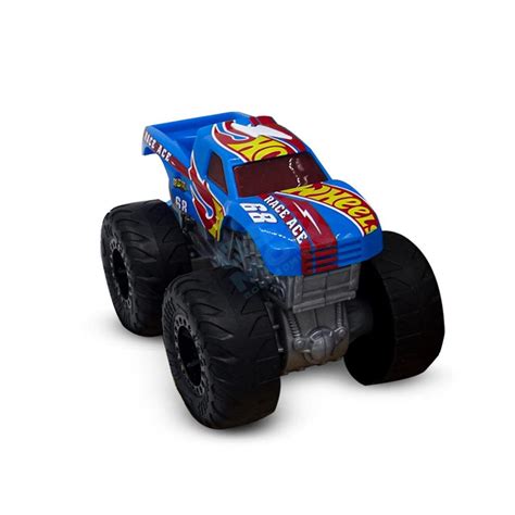 Carrinho Hot Wheels Luz Som Monster Truck Race Ace Hdx em Promoção na Americanas