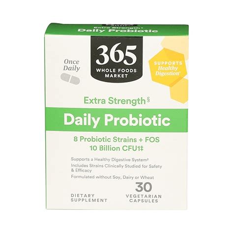 Supplements Daily Probiotic Extra Strength 30 Vegetarian Capsules