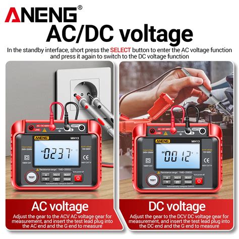 Shinysix Aneng Mh Digital Insulation Resistance Tester Multimeter