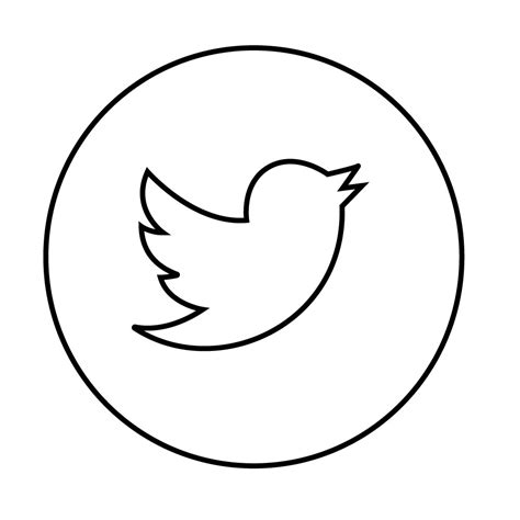 Twitter Logo Coloring Pages