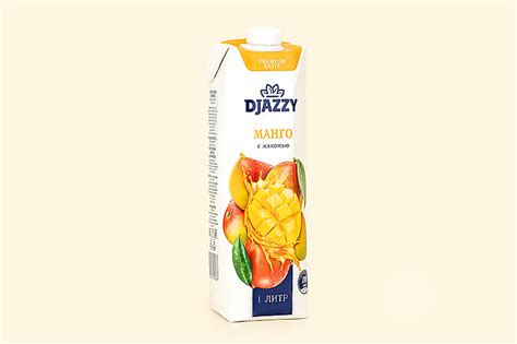 Нектар «Djazzy» Манго, 1 л – купить по приятной цене с доставкой на дом ...