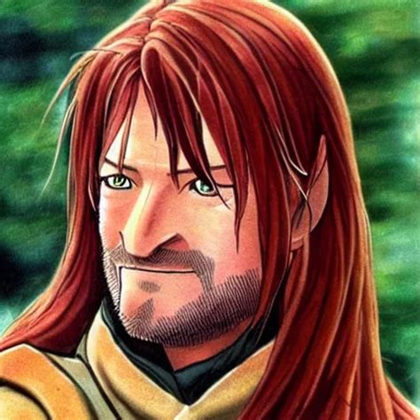 Boromir From The Anime Lord Of The Rings 1986 Stable Diffusion