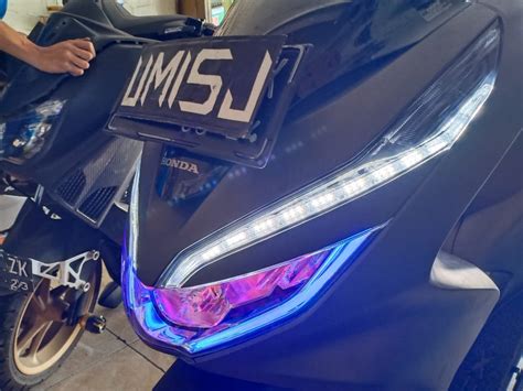 Honda Pcx Custom Lampu Drl Alis Sen Running UMISJ Lighting Custom Jogja