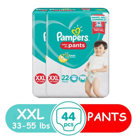 Pampers Baby Dry Diaper Pants Xxl 22s X 2 Packs Shopee Philippines