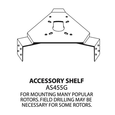 Rohn 45g 55g Tower Accessory Shelf Abs Alaskan Inc