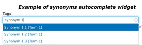 Synonyms | Drupal.org