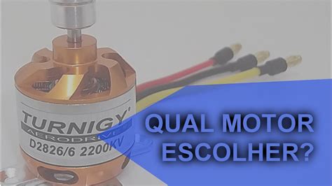 Como Escolher o Motor Elétrico Brushless YouTube