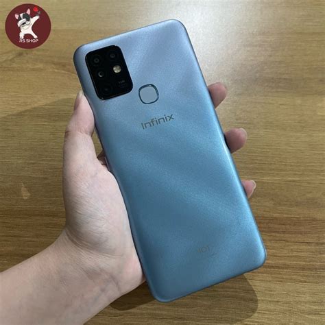 Jual Infinix Hot 10 4 128 GB Second Resmi Imei Terdaftar Shopee Indonesia